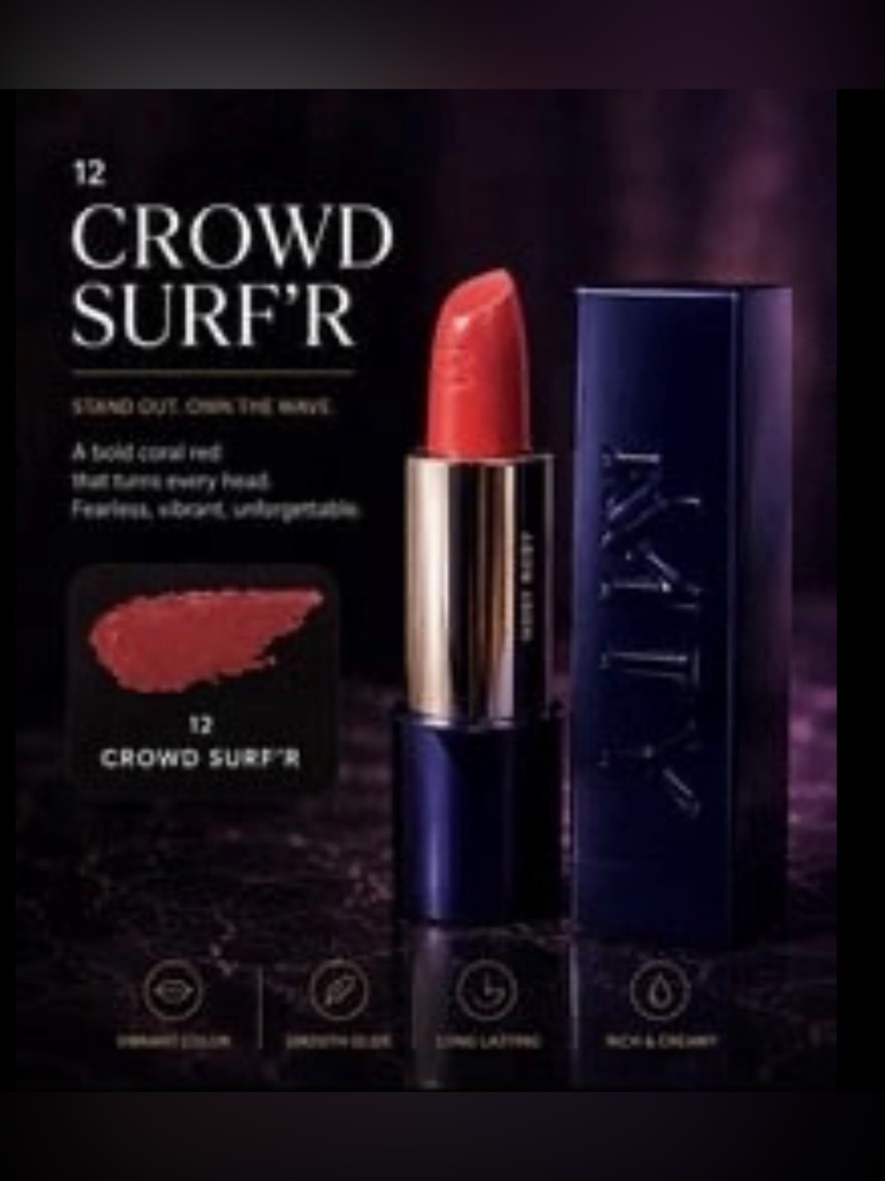 Fenty Beauty Icon Semi Matte Refillable Lipstick 12 CROWD SURF’R
